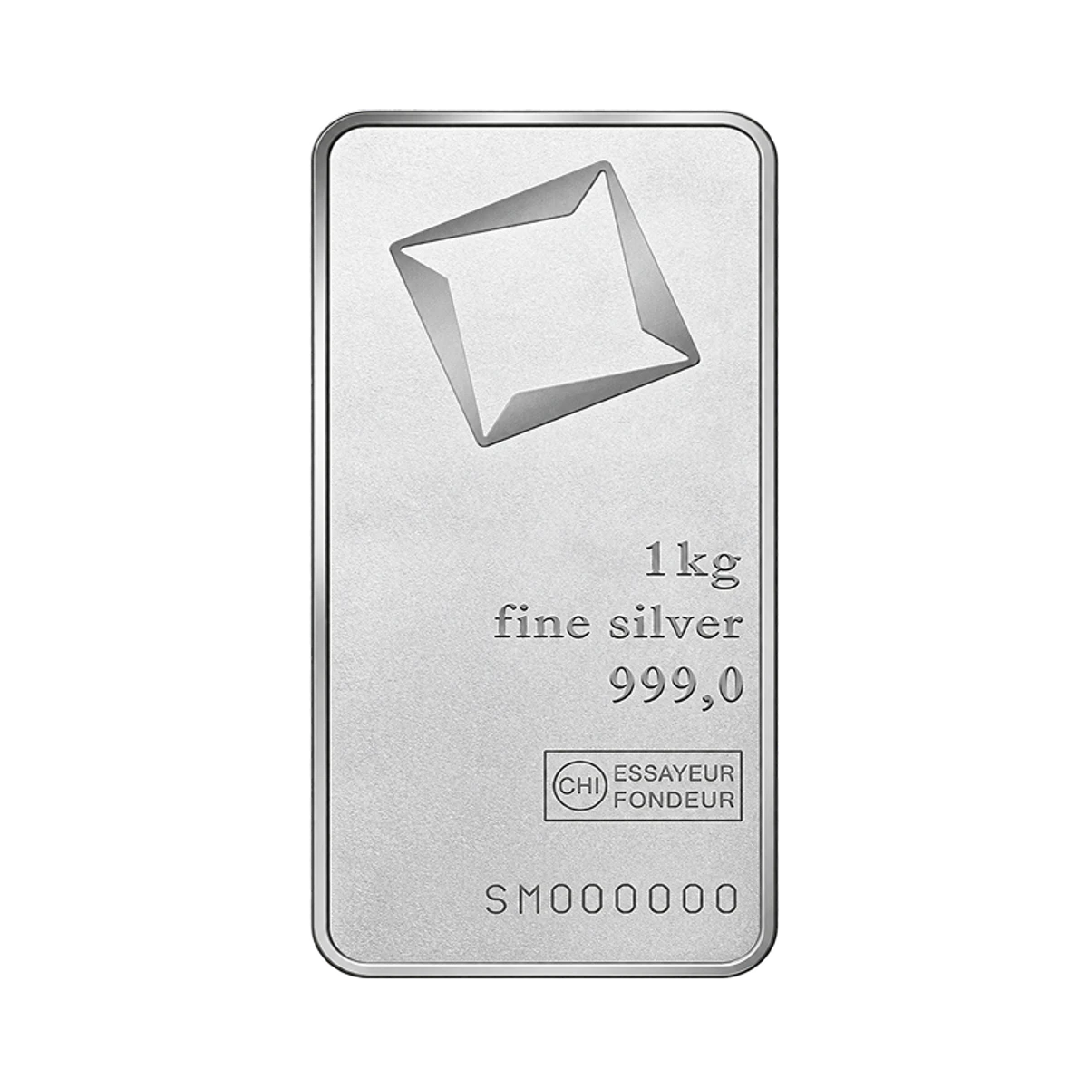 One kilogram silver bar