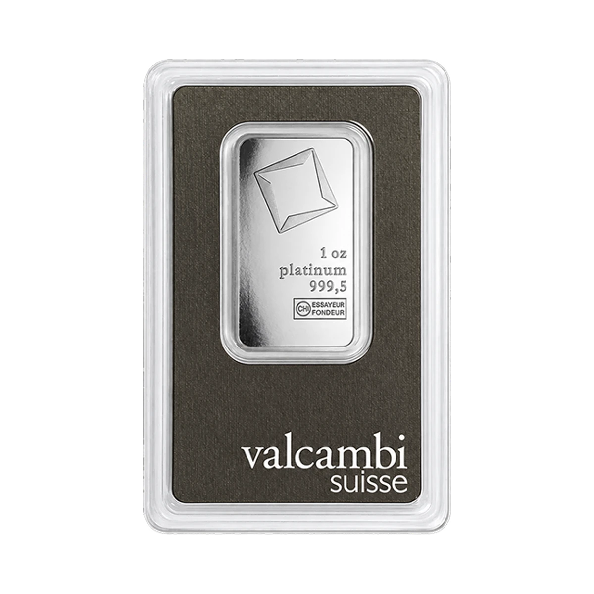 One troy ounce platinum bar