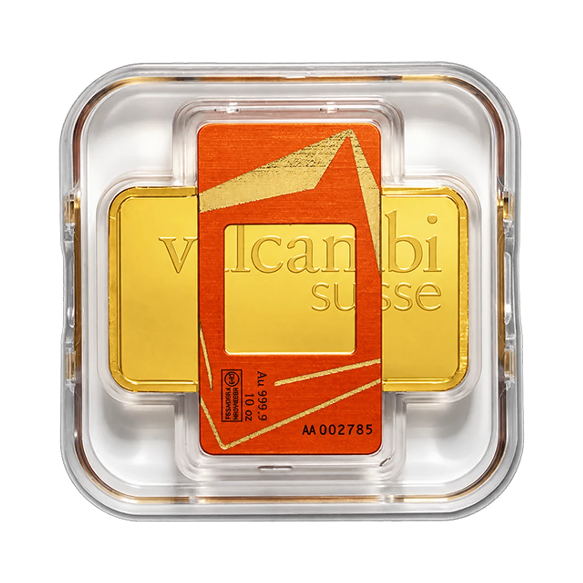 Ten troy ounce gold bar from an assorted LBMA-accredited refiner