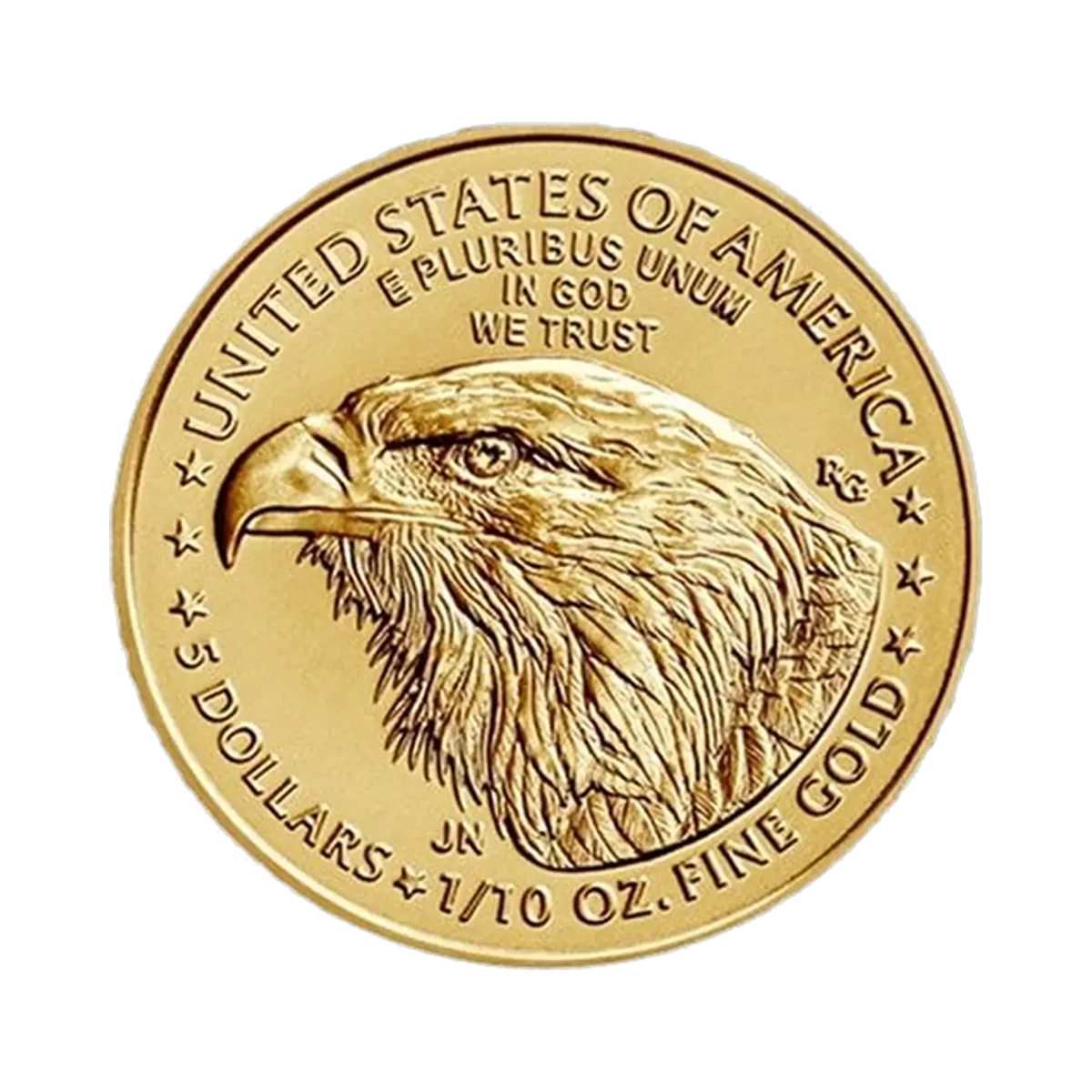 Tenth troy ounce Gold American Eagle coin