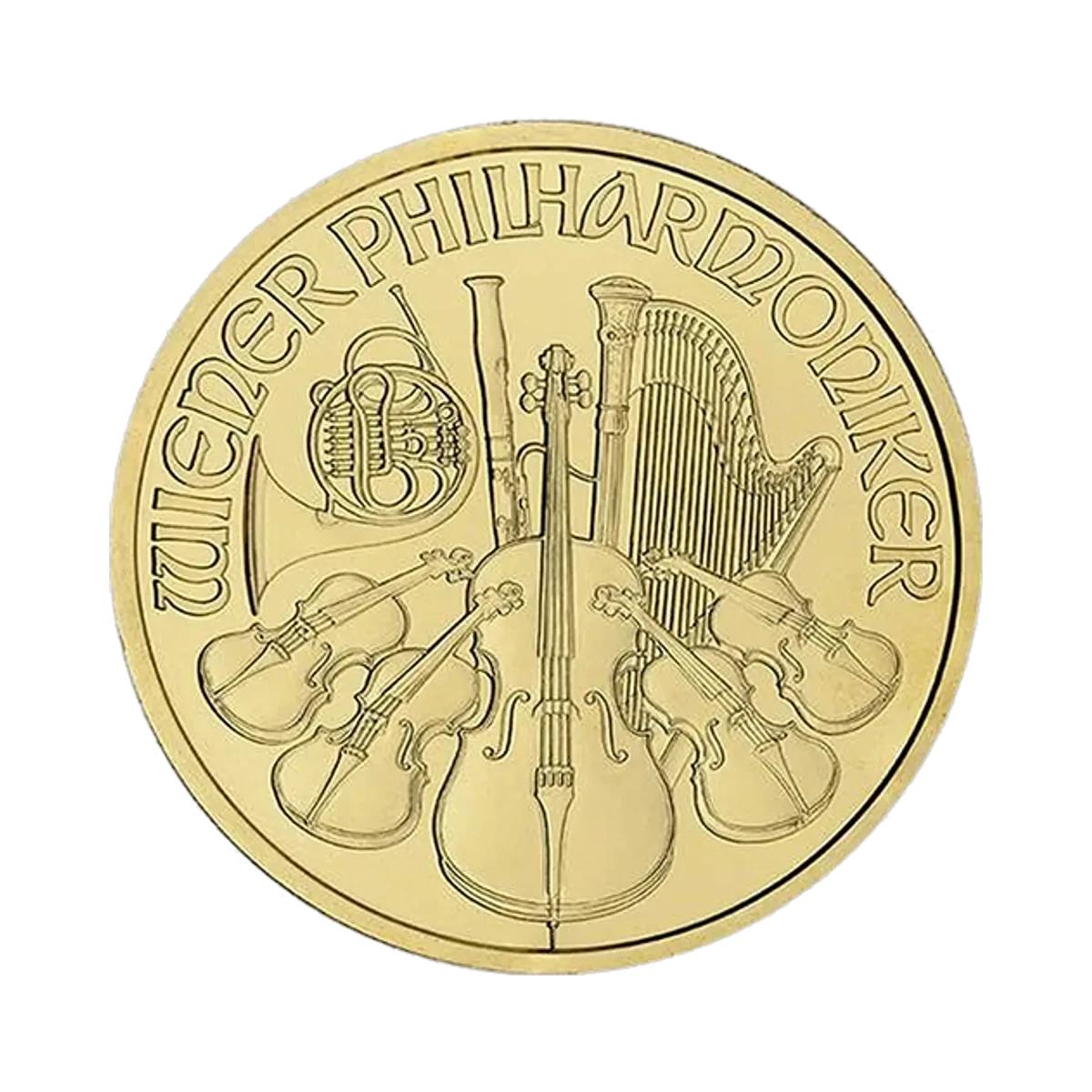 One troy ounce Gold Austrian Philharmonic coin