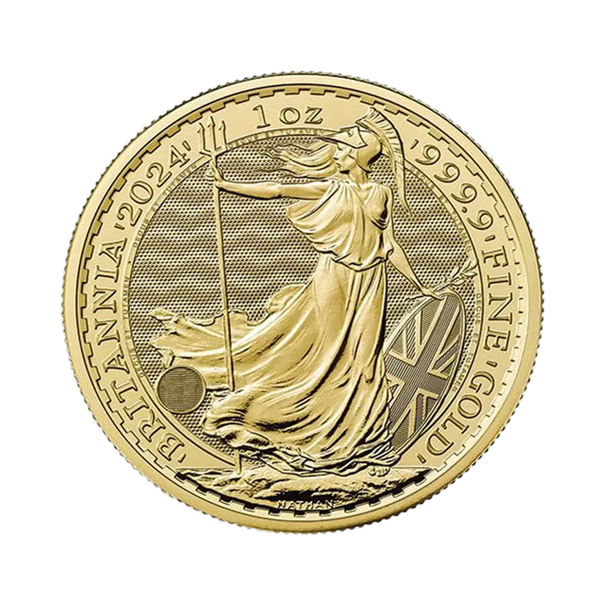 One troy ounce Gold British Britannia coin
